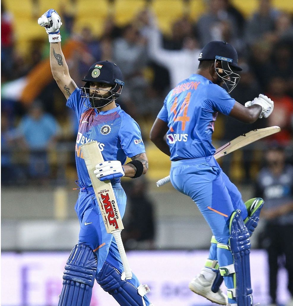 India defeated New Zealand in Wellington in 2020 [Pic Credit: Getty Images].