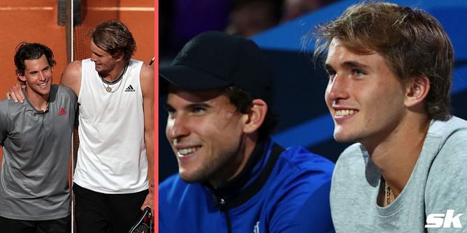 "Can’t wait to be on the same side of the net" - Dominic Thiem and Alexander Zverev ecstatic about playing together at the World Tennis League