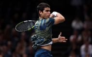 Carlos Alcaraz at the 2022 Paris Masters