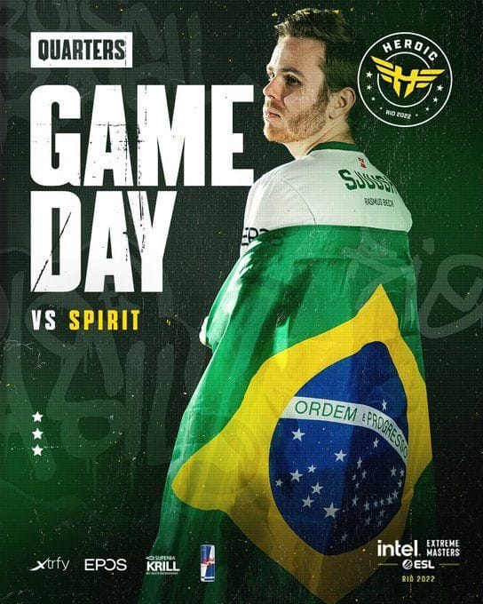 Spirit vs Heroic CS:GO IEM Rio Major 2022 Quarterfinals: Head-to-head ...