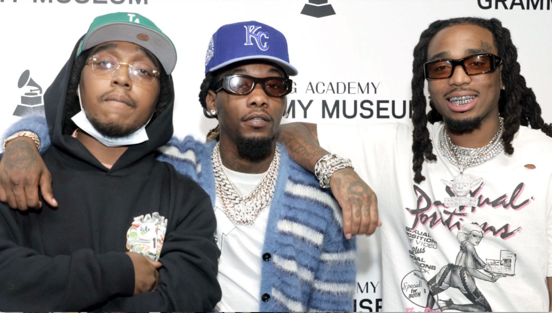 Fans in tears after seeing pictures of Offset and Quavo crying at Takeoff