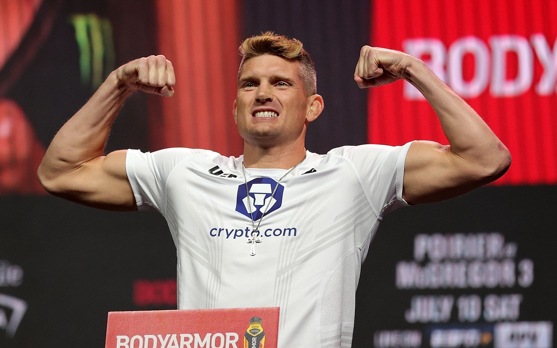 Stephen Thompson at the UFC 264 weigh-ins