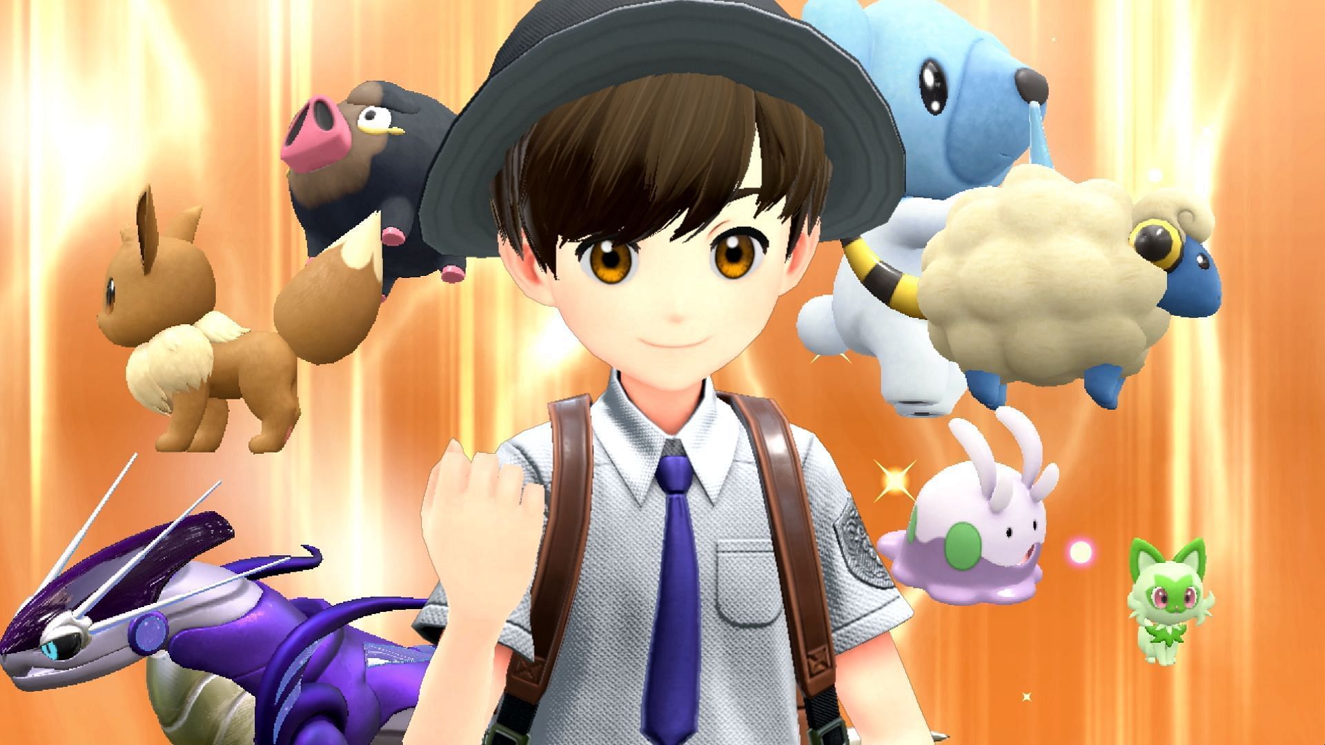 A player and their Pokemon in Pokemon Scarlet and Violet (Image via The Pokemon Company)