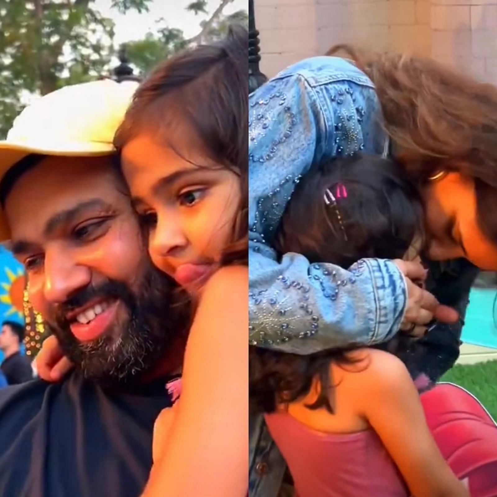 रोहित ने अपनी बेटी का जन्मदिन मनाया 