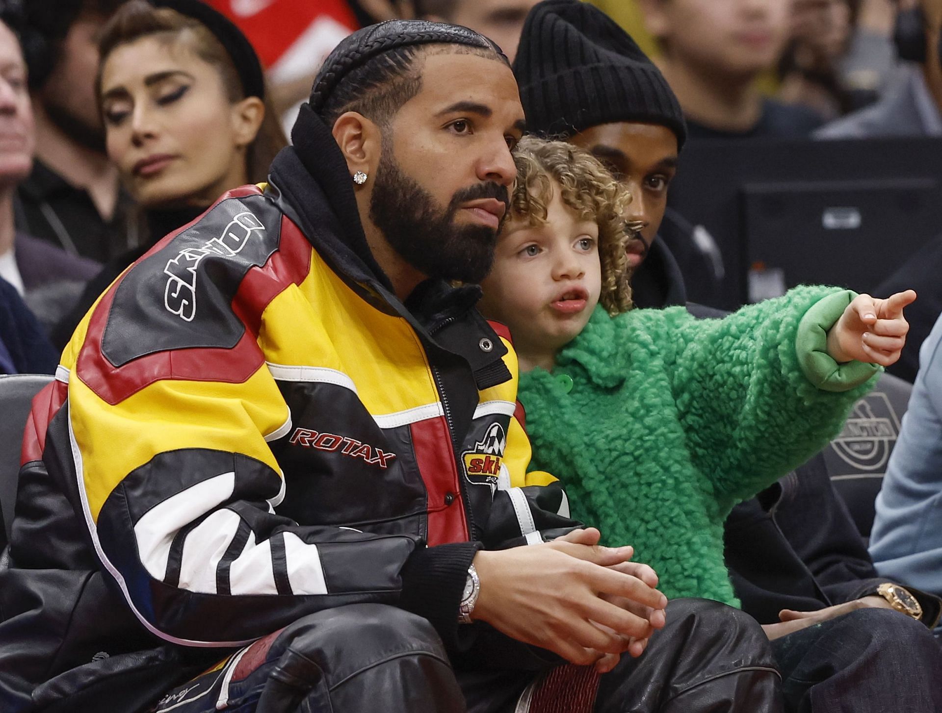 Toronto Raptors global ambassador Drake attending the Raptors