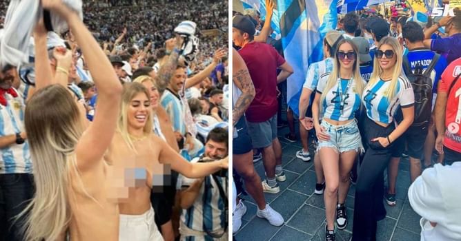 “Whoever is world champion celebrates as they want” – Argentine model filmed topless in the stadium during FIFA World Cup final breaks silence