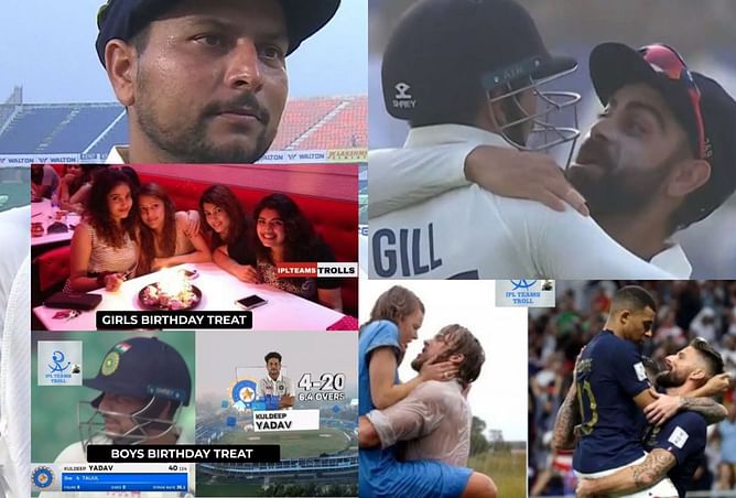 Top 10 funny memes after India reduce Bangladesh to 133/8 on Day 2 of 1st Test vs Bangladesh
