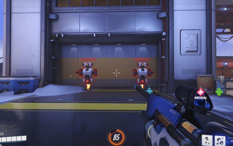 Ana&#039;s crosshair in Overwatch 2 (Image by Blizzard Entertainment)