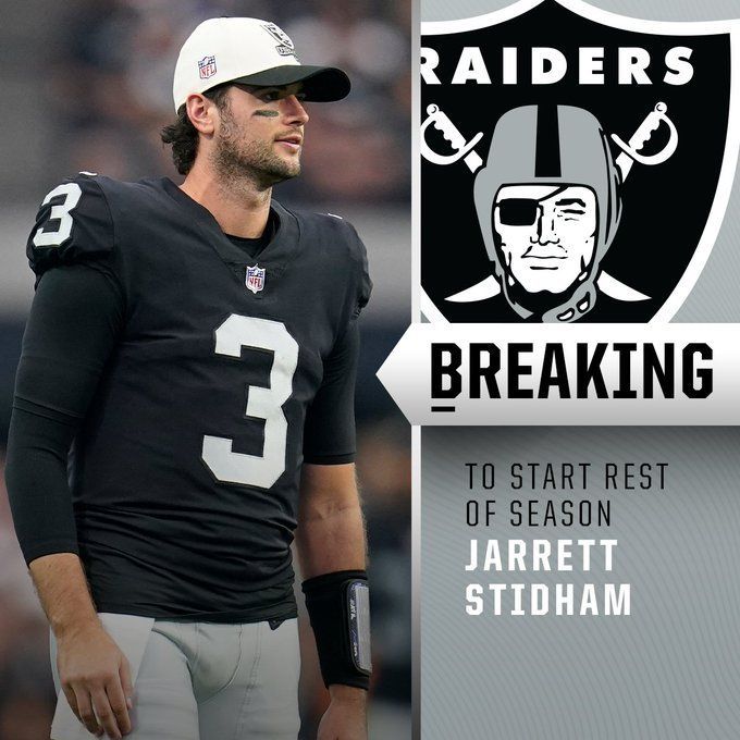 Las Vegas Raiders sit Derek Carr, name Jarrett Stidham as starting QB - On3