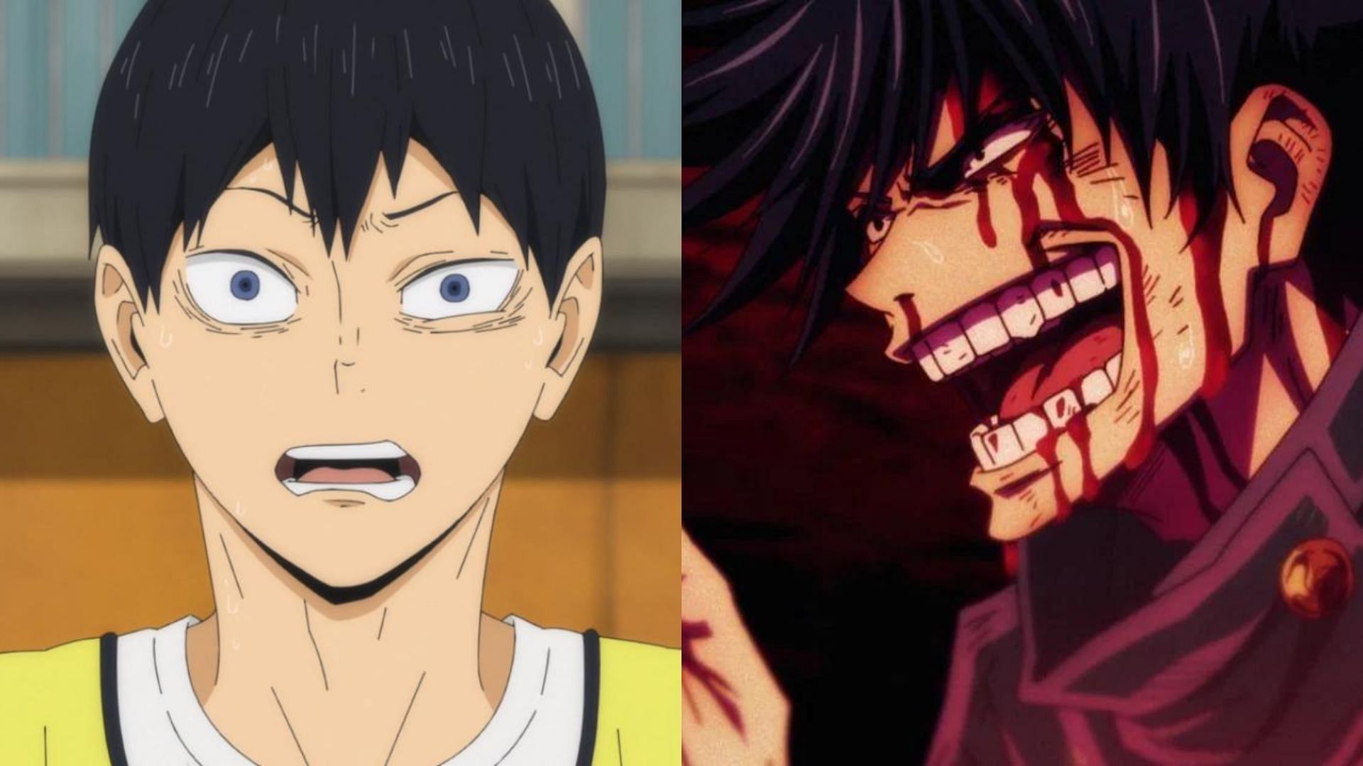 Tobio from Haikyuu!! and Megumi from Jujutsu Kaisen can be formidable opponents when the time calls for it (Image via Production I.G, MAPPA)