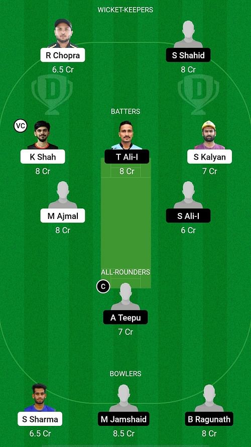 Ajman Heroes vs Gems Education CC Dream11 Prediction - ICCA Arabian T20 League