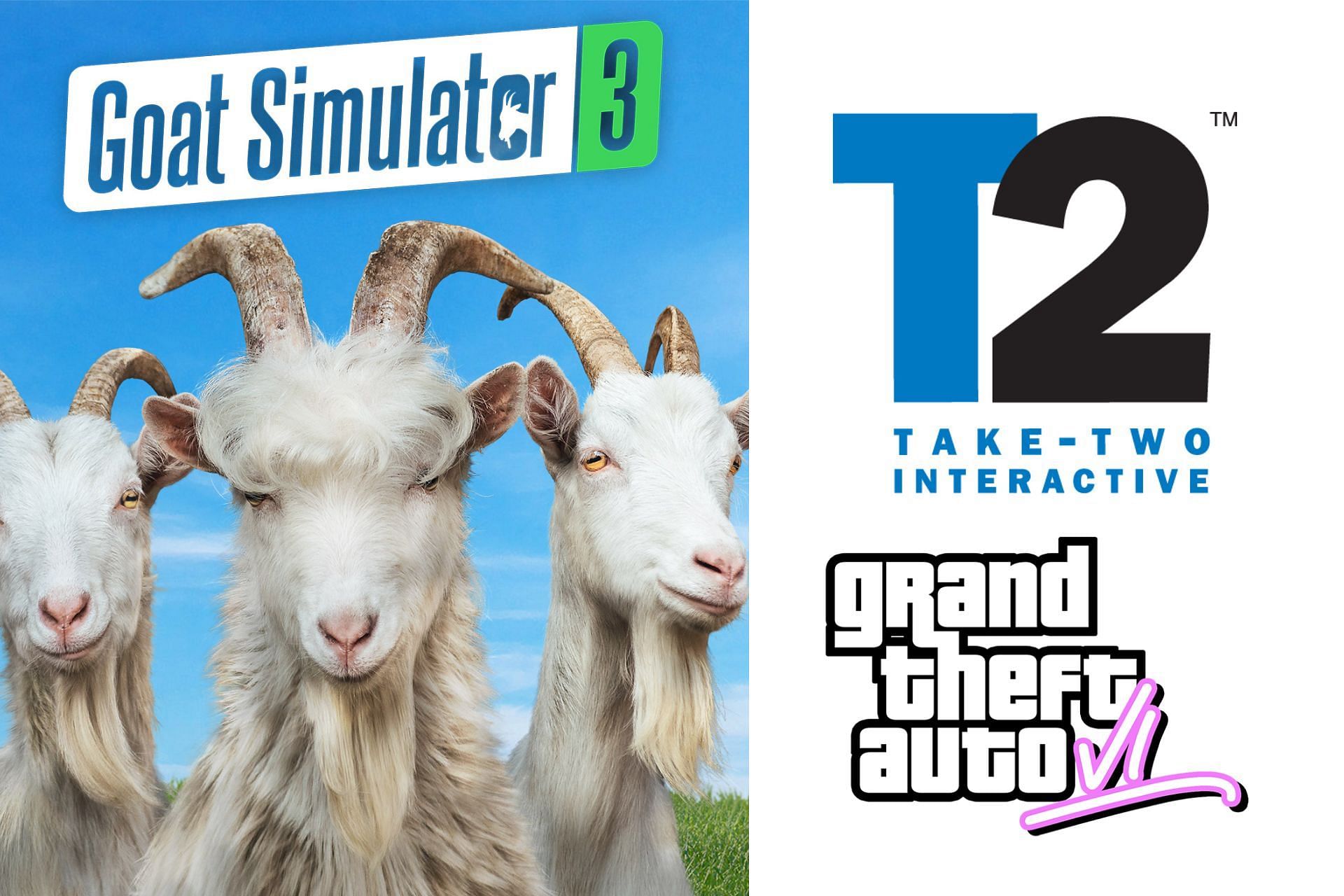Goat Simulator mocks Rockstar Games with GTA 6 leaks (Image via Sportskeeda)