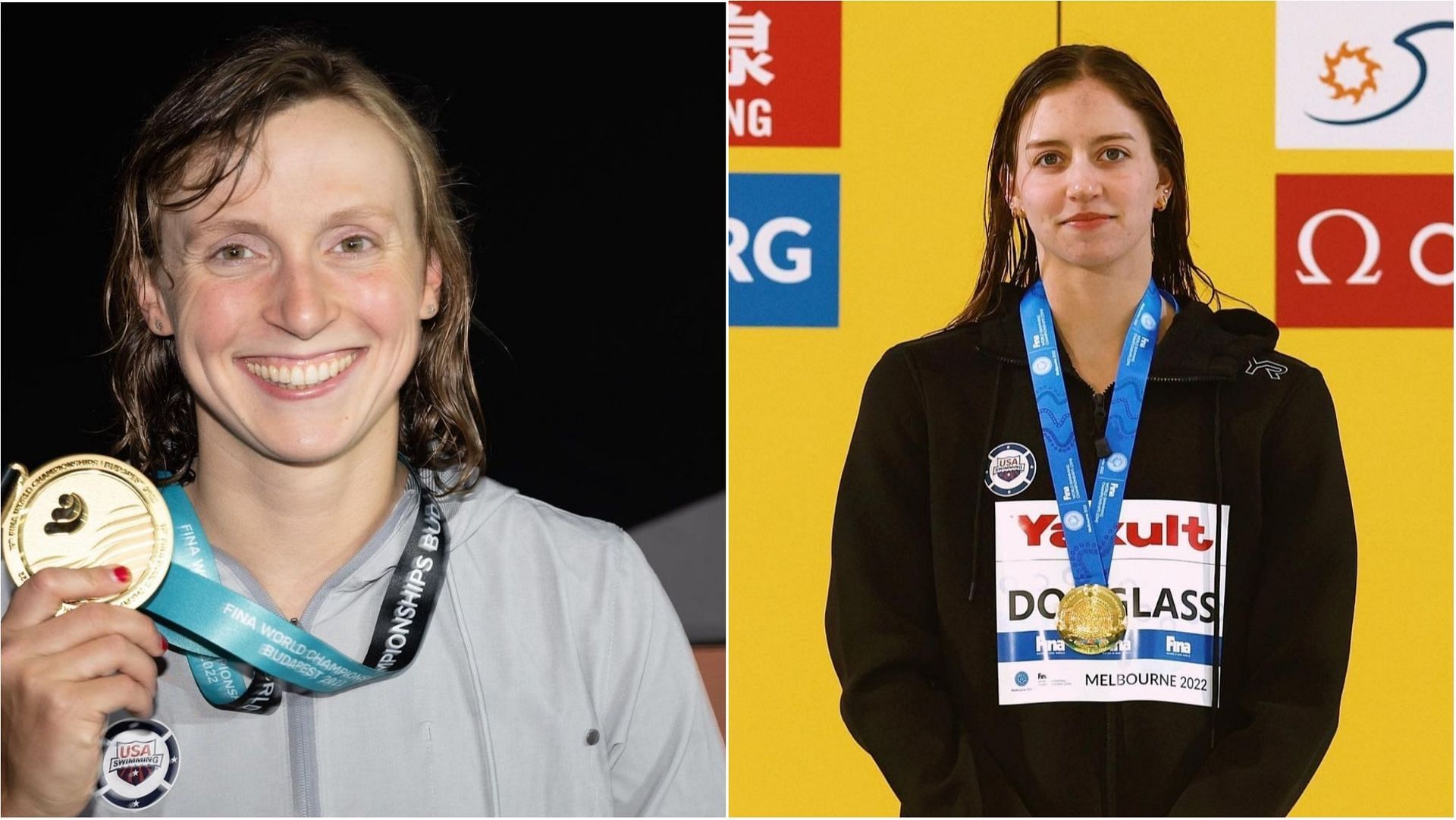 Katie Ledecky and Kate Douglass (Image via Katie Ledecky and Kate Douglass/Instagram) 