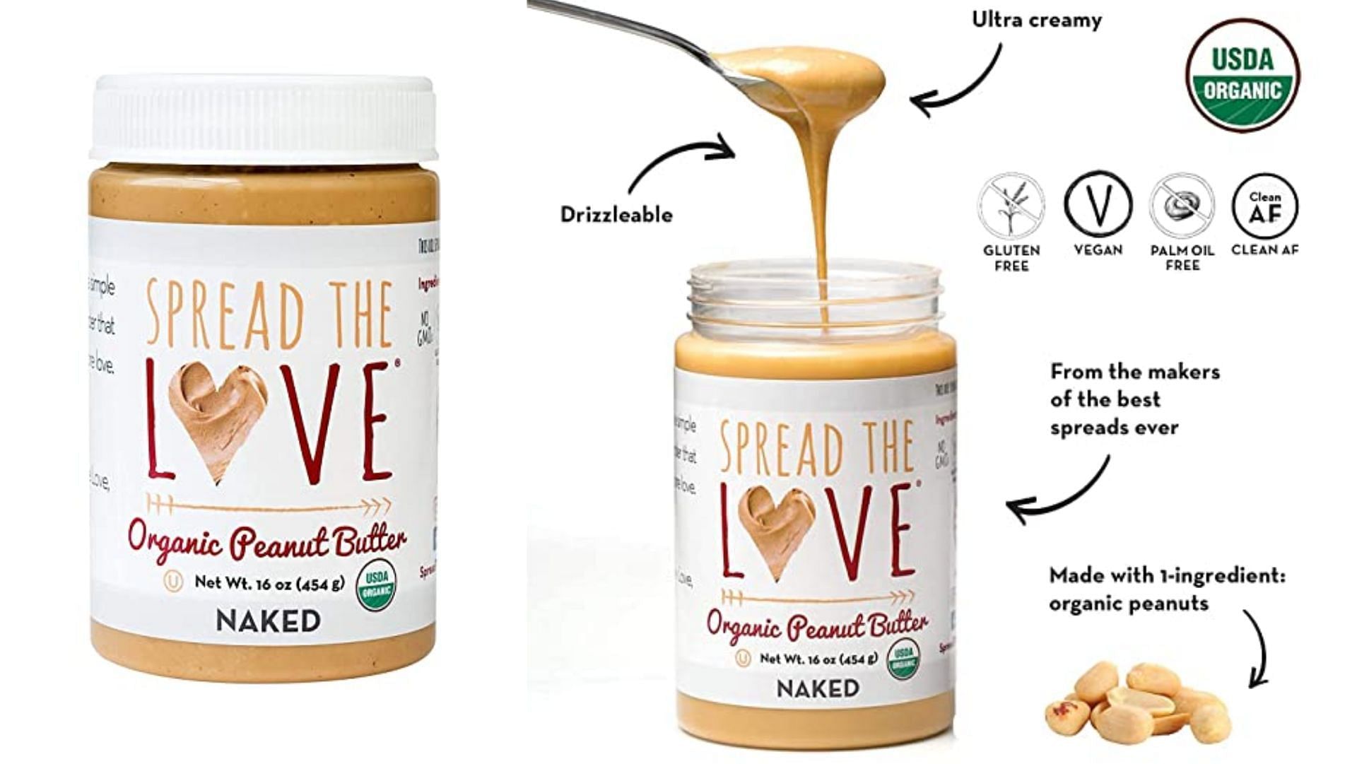 Spread The Love Peanut Butter (Image via Amazon)