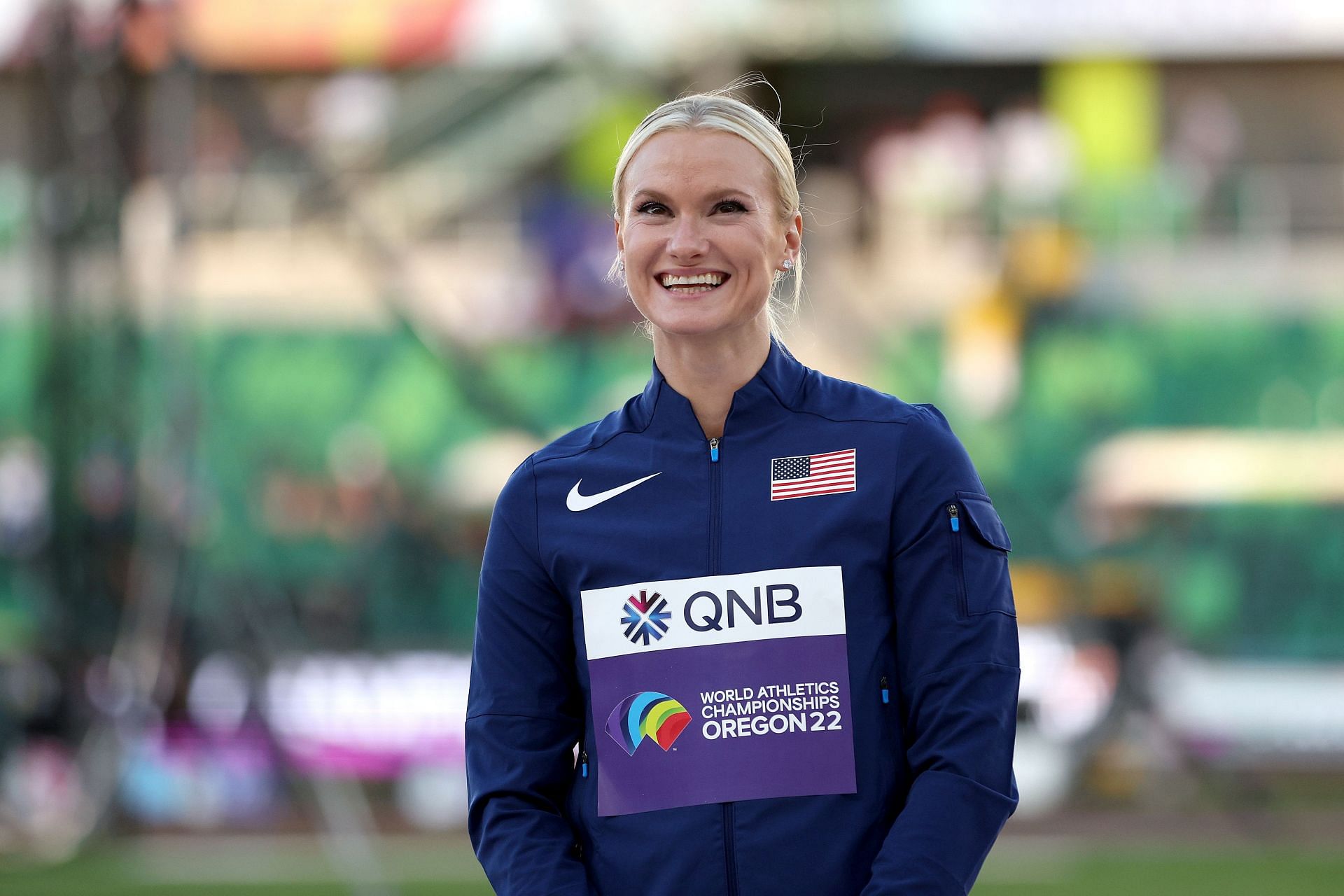 Nageotte at the World Athletics Championships Oregon (Photo by Patrick Smith/Getty Images)