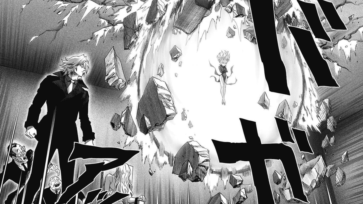 One Punch Man chapter 176: Psykos's Third Eye foresees God, Fubuki and