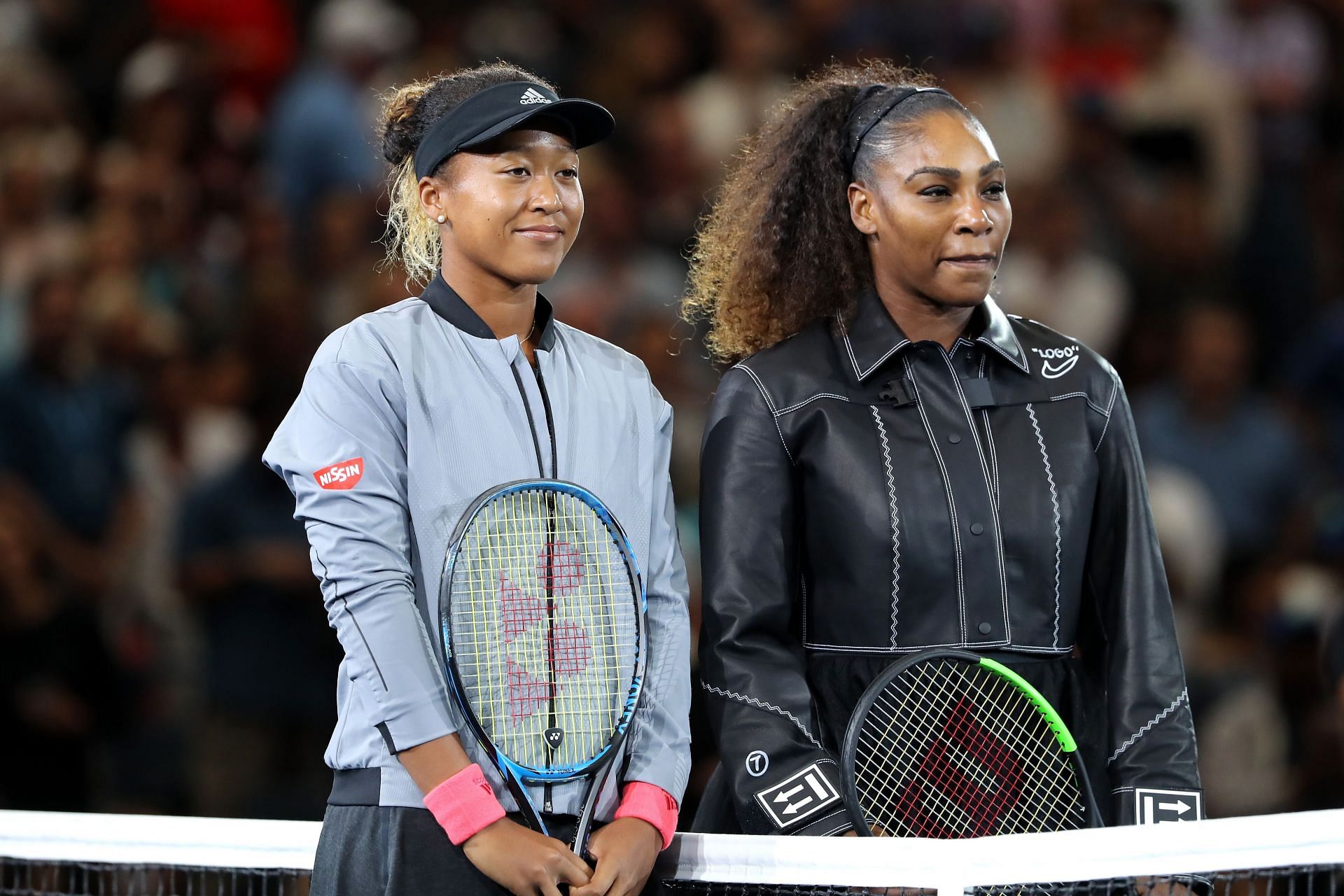 Naomi Osaka pictured with Serena Williams at the 2018 US Open.