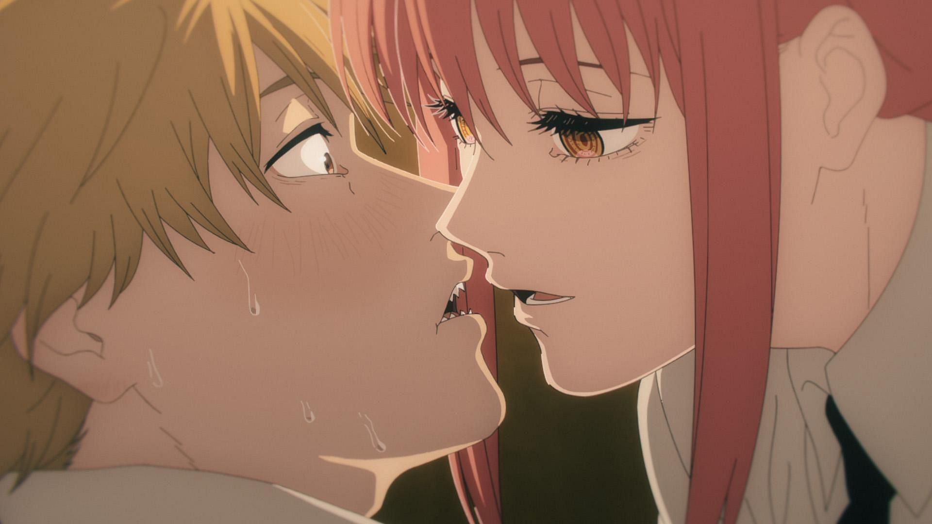 Denji and Makima as seen in the anime (Image via MAPPA)