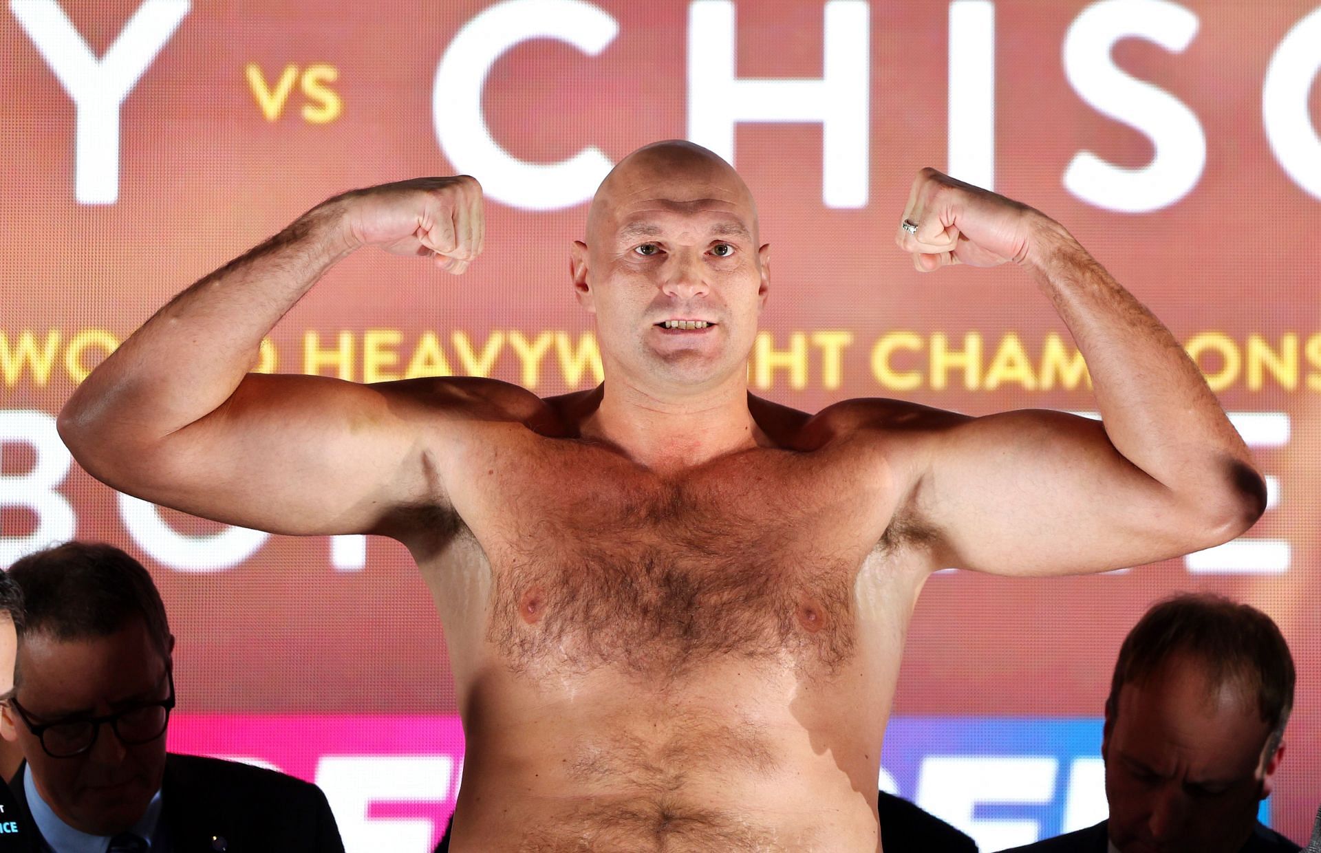 Tyson Fury v Derek Chisora: Weigh-In