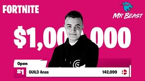 Fortnite player Anas wins the MrBeast tournament, takes $1 million cash prize home
