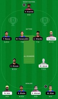 AJM vs EMB Dream11 Prediction Team, Grand League