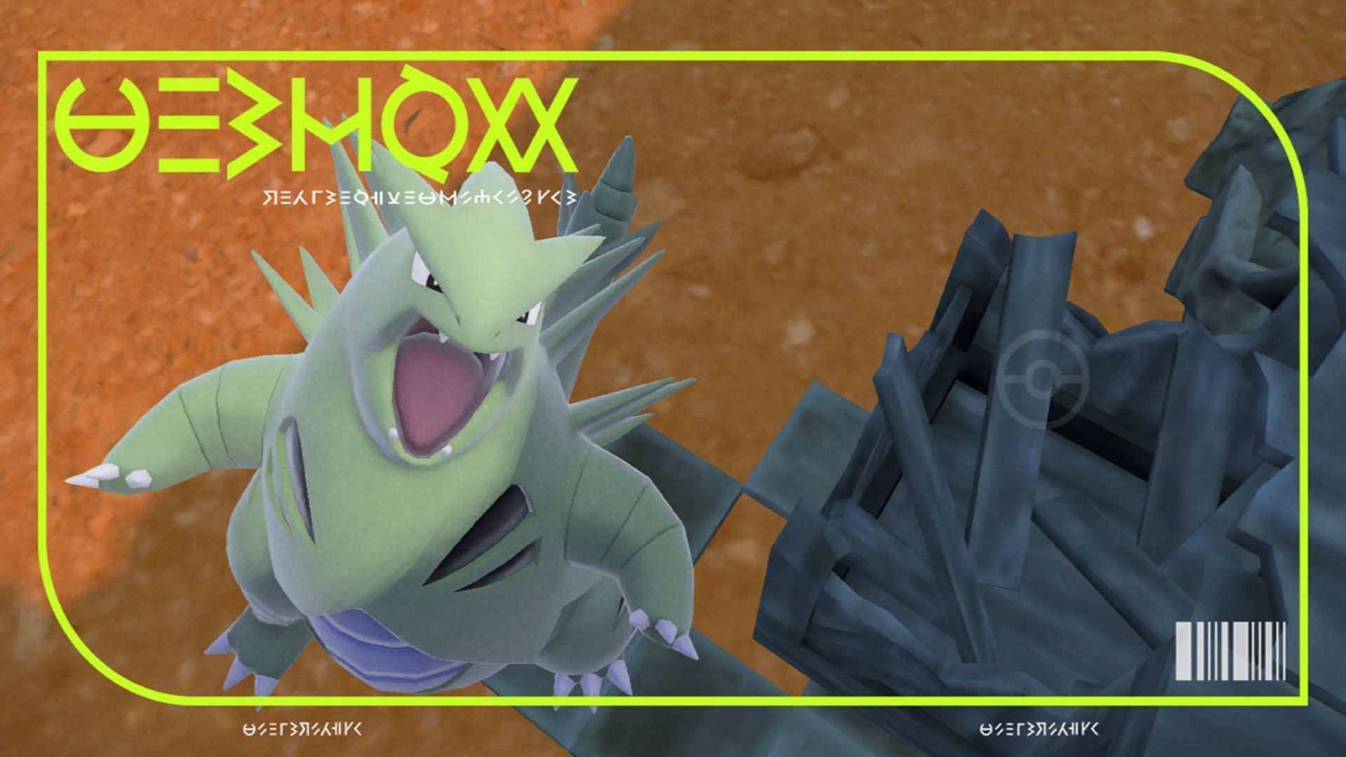 Tyranitar&#039;s official Pokedex photo in Pokemon Scarlet and Violet (Image via Game Freak)