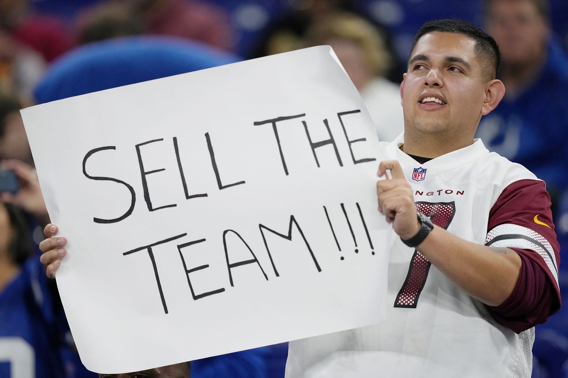 Washington Commanders fans implore Dan Snyder to sell