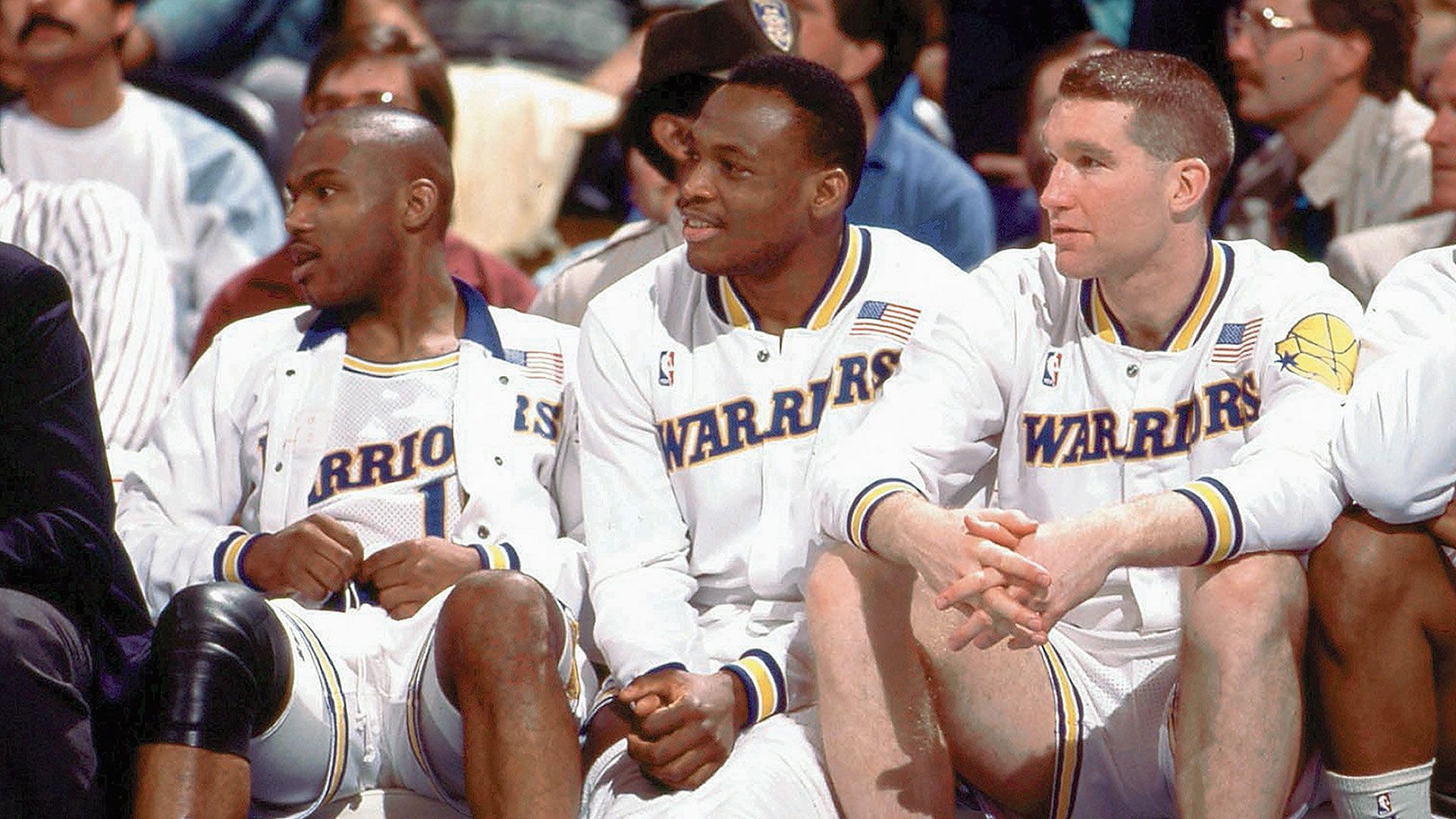 Tim Hardaway, Mitch Richmond and Chris Mullin