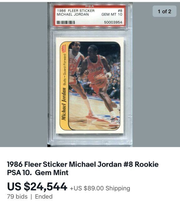 Ranking top 5 most valuable Michael Jordan rookie cards