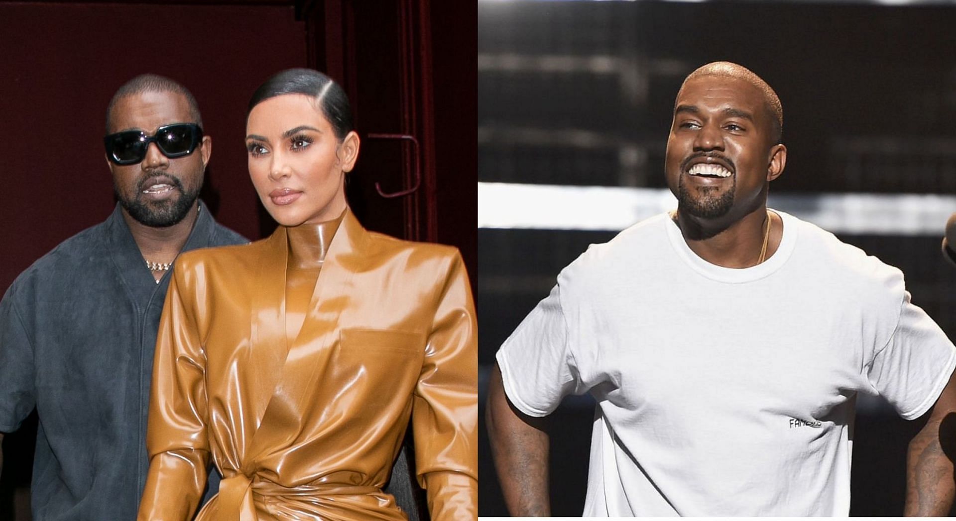 Kanye West recently claimed that he &quot;caught&quot; ex-wife Kim Kardashian with another man (Image via Getty Images)