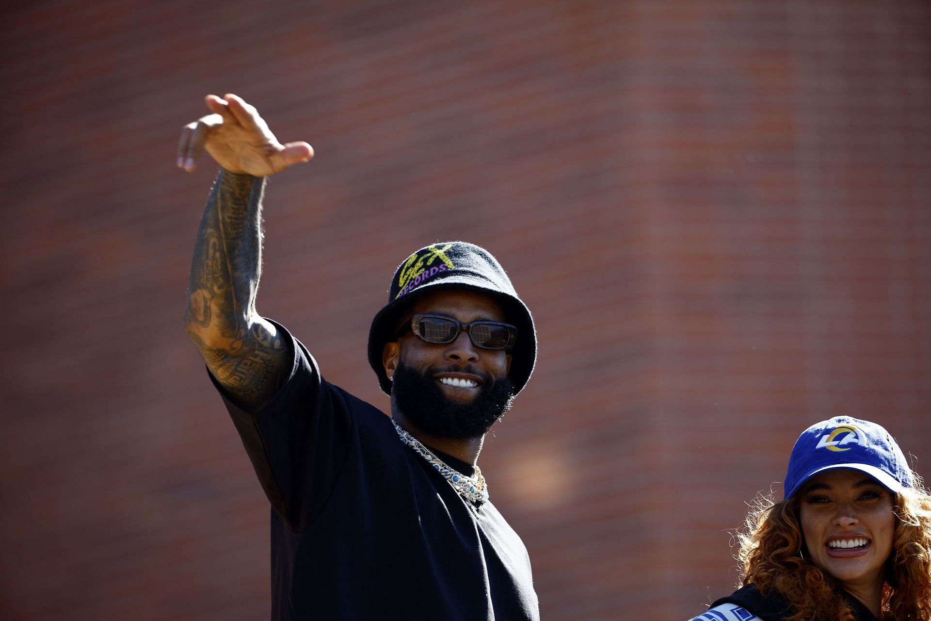 Odell Beckham Jr. - Los Angeles Rams Super Bowl LVI Victory Parade &amp; Rally