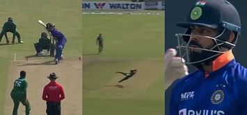 [WATCH] Bangladesh skipper Litton Das takes a stunning catch to dismiss Virat Kohli for 9 in 1st ODI