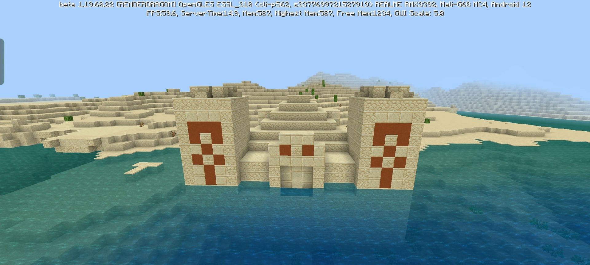 A desert temple (Image via Mojang)