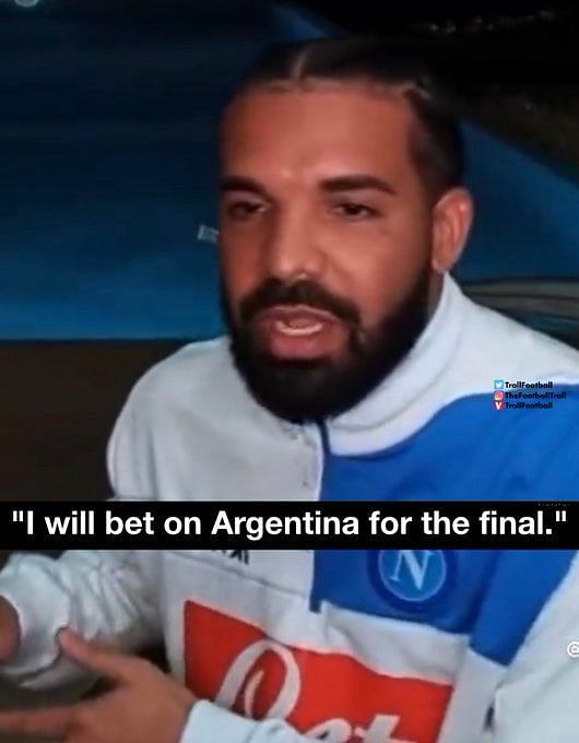 Drake loses $1 million on FIFA World Cup final bet despite picking  Argentina to win : The Tribune India