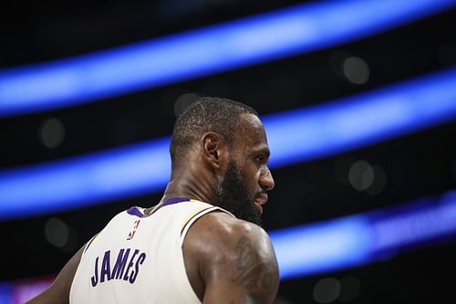 LeBron James. Washington Wizards v Los Angeles Lakers