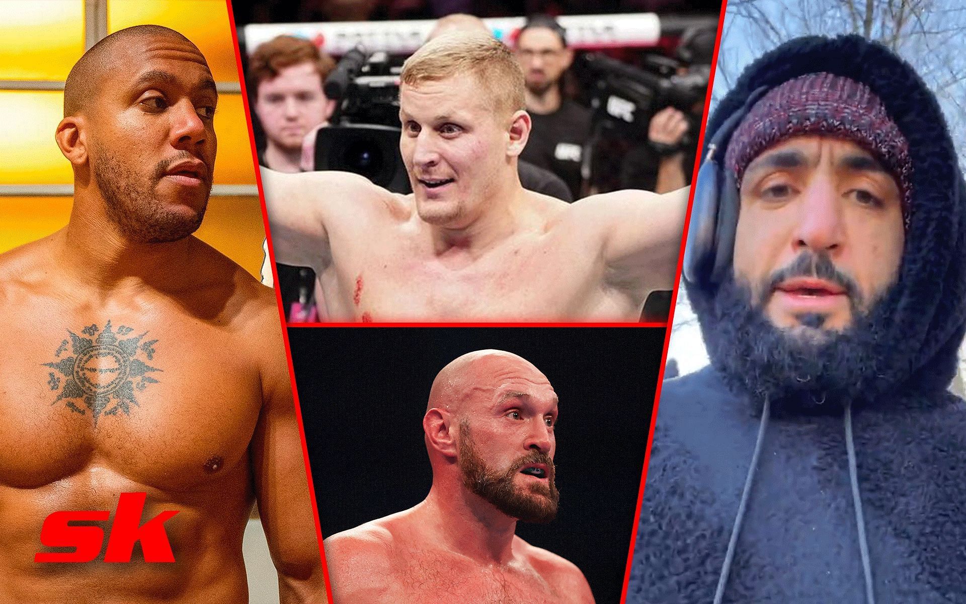 Belal Muhammad, Ciryl Gane, and other UFC fighters react to Sergei Pavlovich