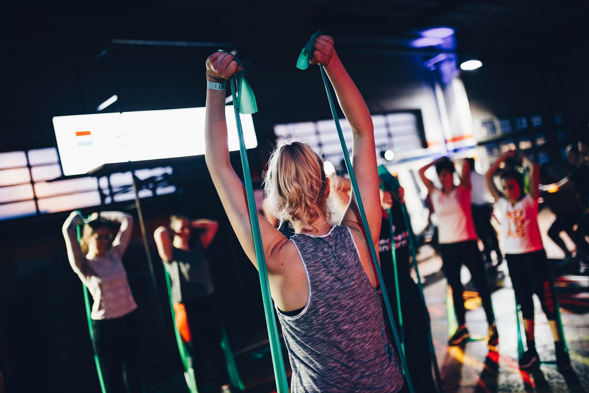 Resistance band exercise (Image via Unsplash/Geert Pieters)