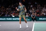 Holger Rune at the 2022 Paris Masters