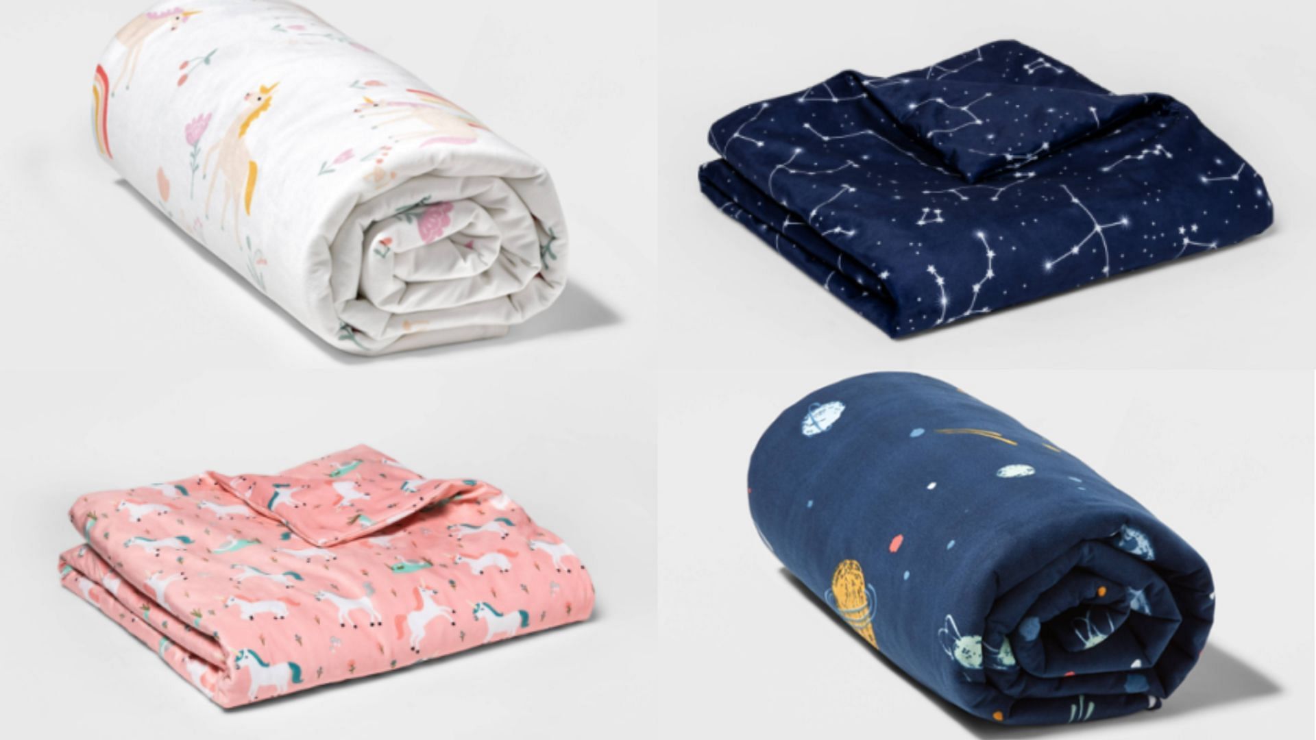 Products from the Target weighted blanket recall (Image via CPSC)