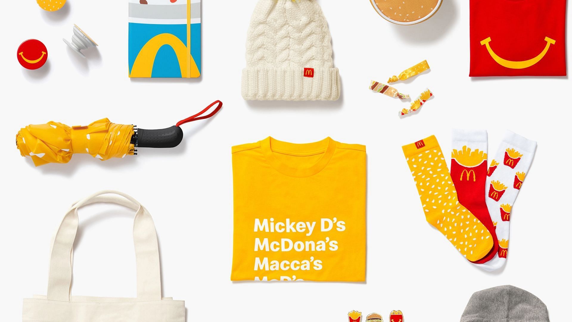Gift your foodie friends some food-themed merchandise this holiday season (Image via McDonald