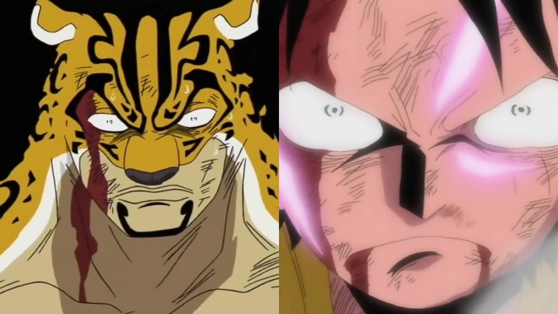 Luffy and Rob Lucci as seen in the anime (Image via Toei Animation)