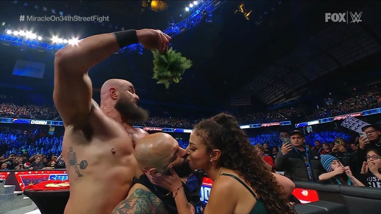 Ricochet, Samantha Irvin, and Braun Strowman