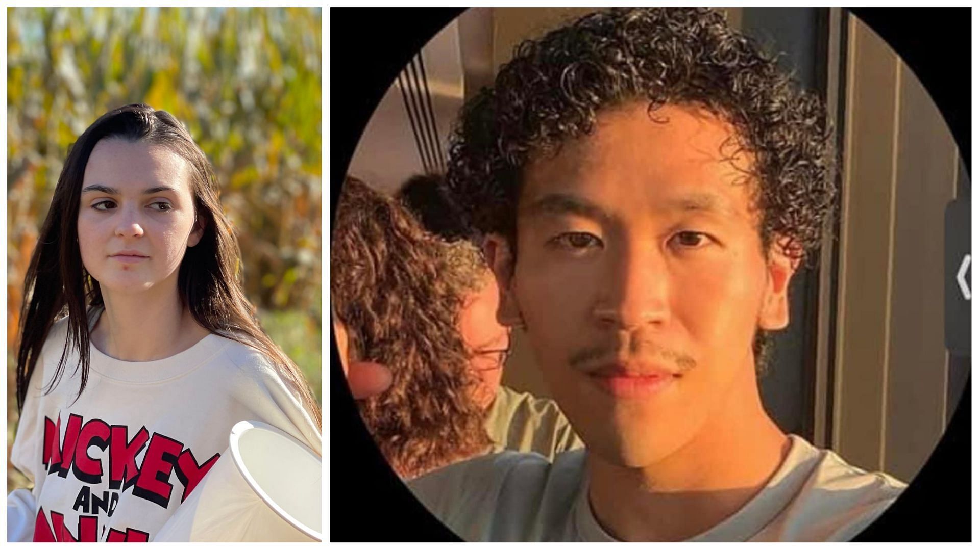 Jason Chen is suspected to have murdered his girlfriend Jasmine Pace, (Images via @ChristyCalcagno and @CrimeDeLaCreme8/Twitter)