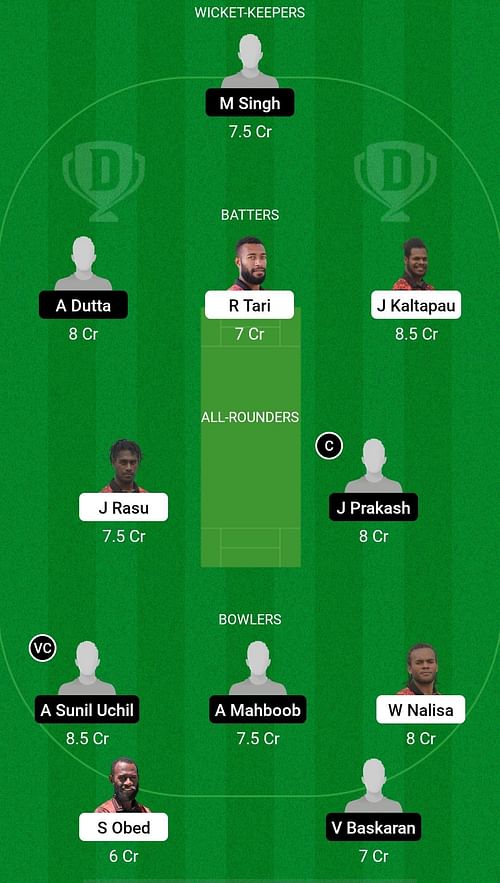 Vanuatu vs Singapore Dream11 Prediction