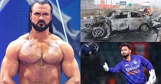 WWE Superstar Drew McIntyre reacts to Rishabh Pant's horrific car accident