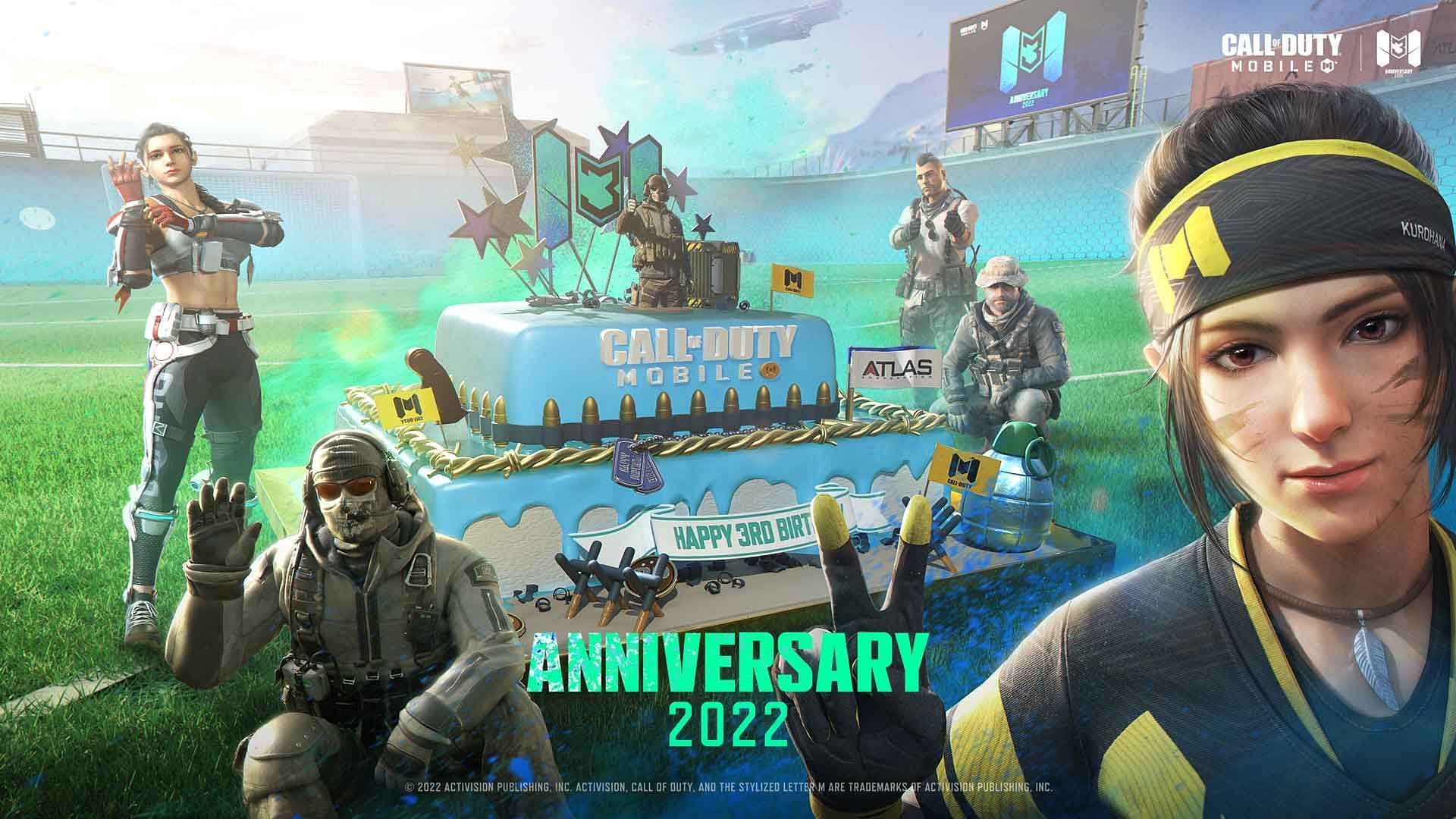 Call of Duty  Mobile recently celebrated its third anniversary (Image via Activision)