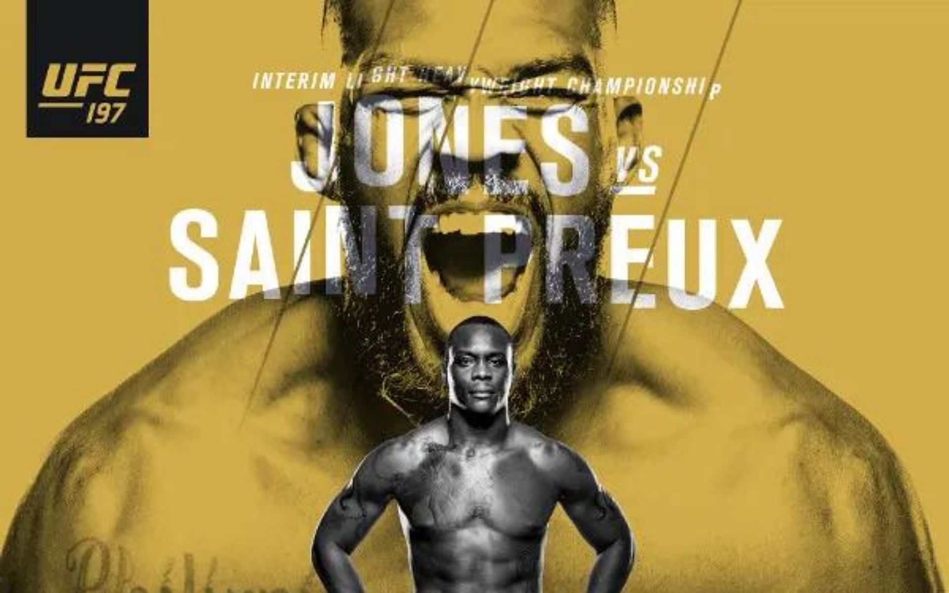 UFC 197 poster [Image courtesy: www.ufc.com]