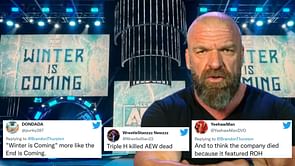 "Triple H killed AEW" - Fans outrageously react to a lack of growth in Dynamite: Winter is Coming ratings in 2022