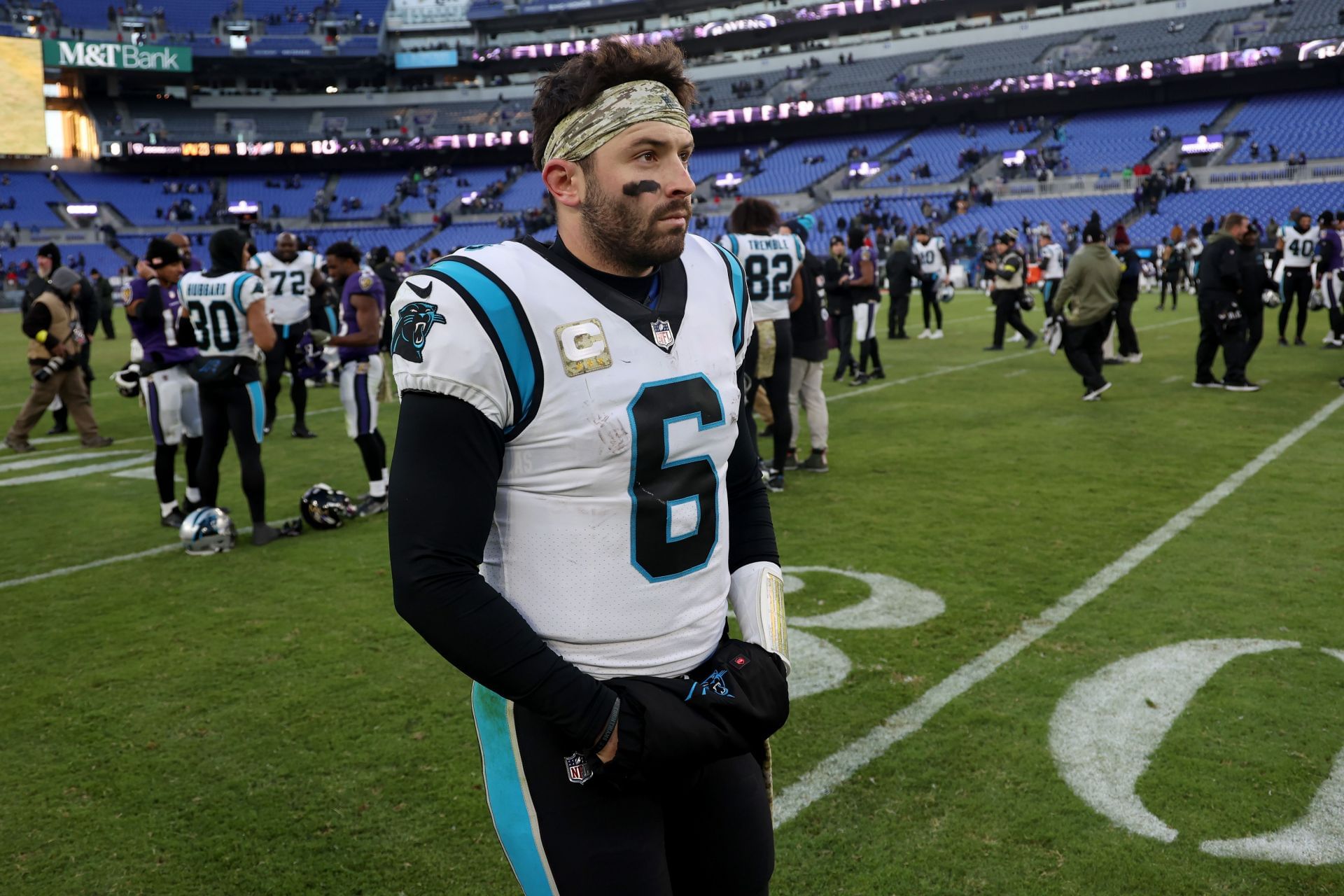 Former Carolina Panthers QB Baker Mayfield