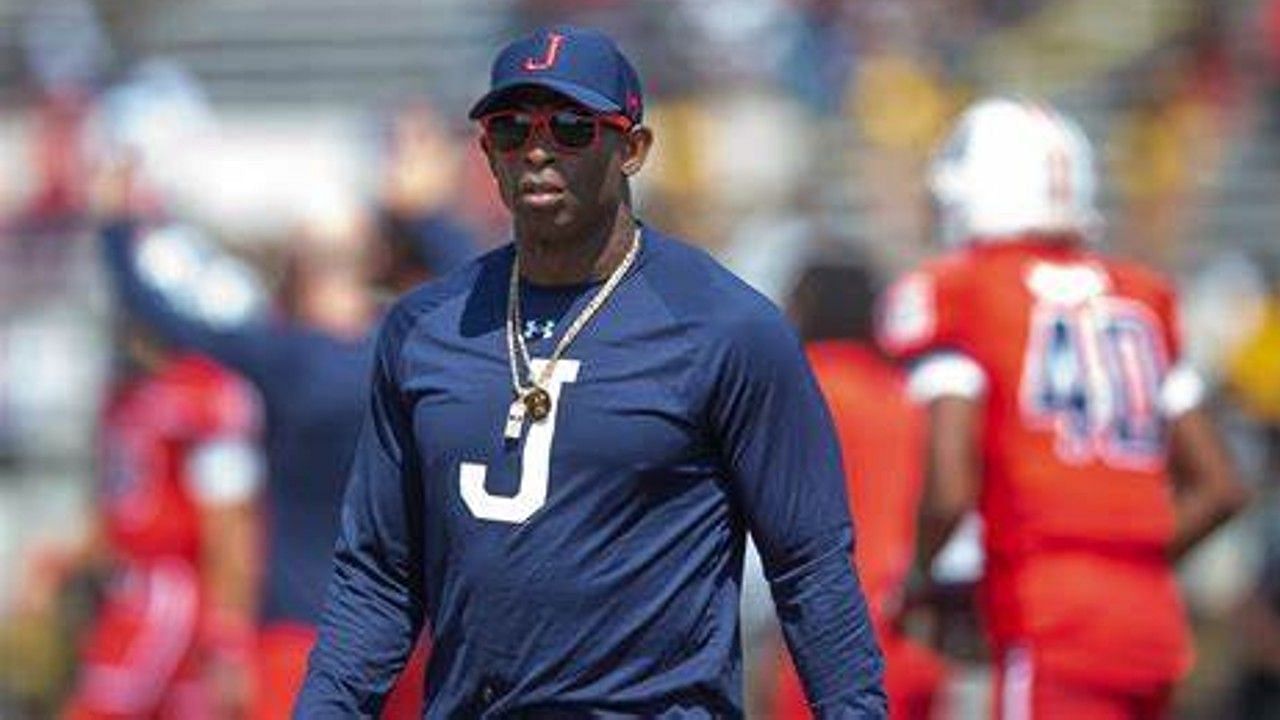 Deion Sanders informed his Jackson State players on Saturday night that he was leaving to take the job at Colorado. 